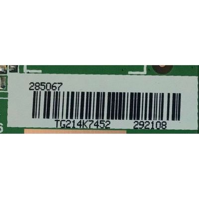 T-CON PARA TV TOSHIBA / NUMERO DE PARTE 285067 / RSAG7.820.10595/ROH / 292108 / CQC12134069483 / PANEL HD500Y1U51-T0L2K2\GM\CKD3A\ROH / DISPLAY T500QVN03.7 / MODELO 50C350KU 50C350U - Imagen 2